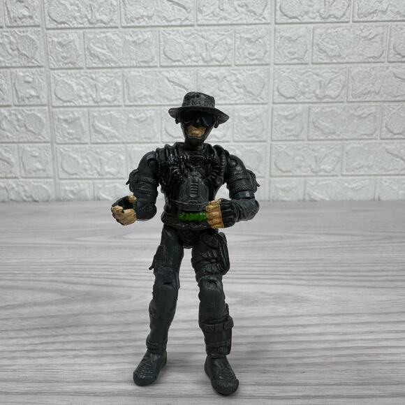 Lanard Corps Elite Shark Frogman Action Figure 2003 G.I. Joe Style 4" Military - Picture 1 of 7